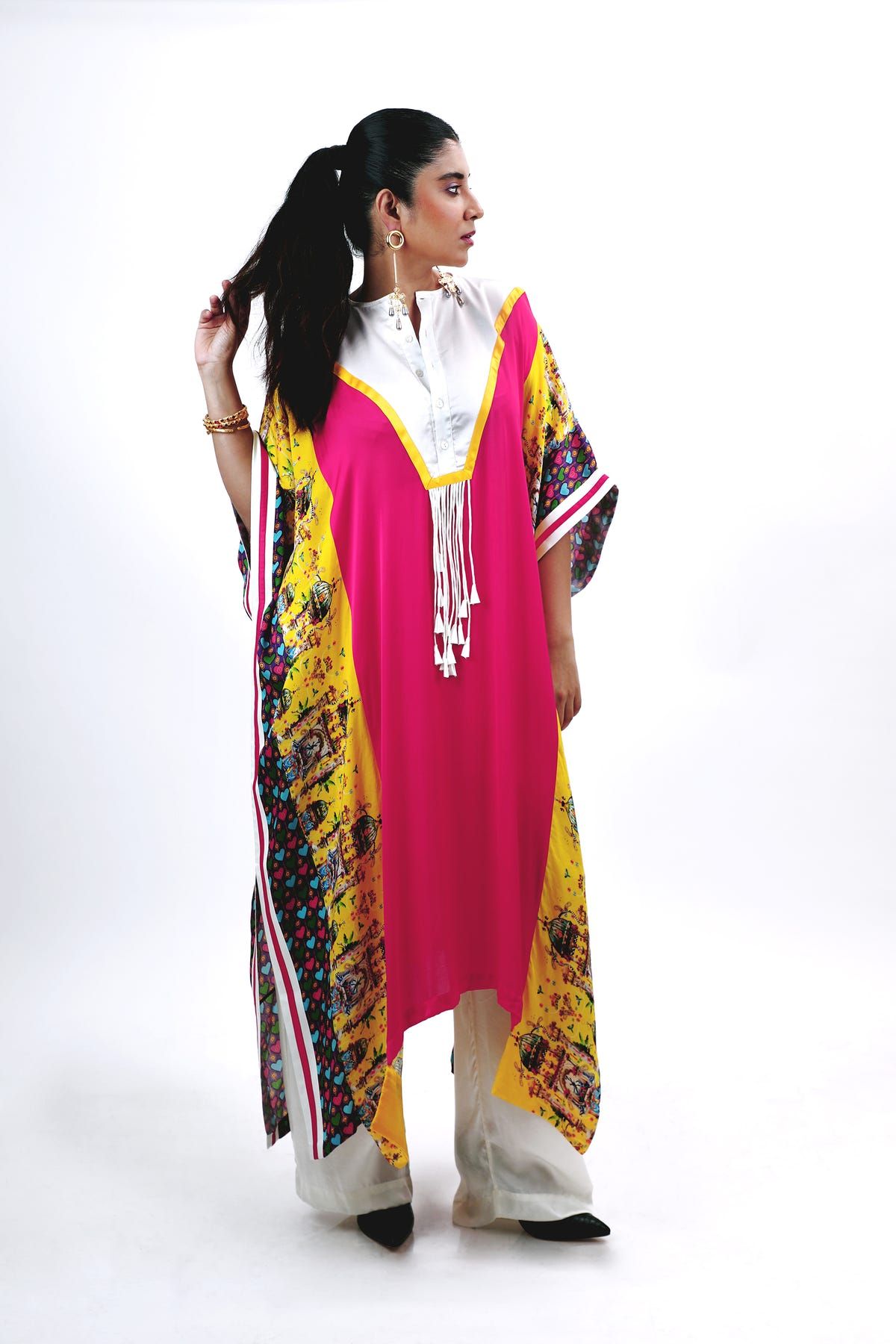 Panelled kaftan set - image 2