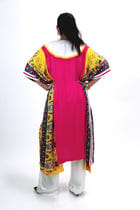 Panelled kaftan set view 3