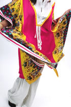 Panelled kaftan set view 4