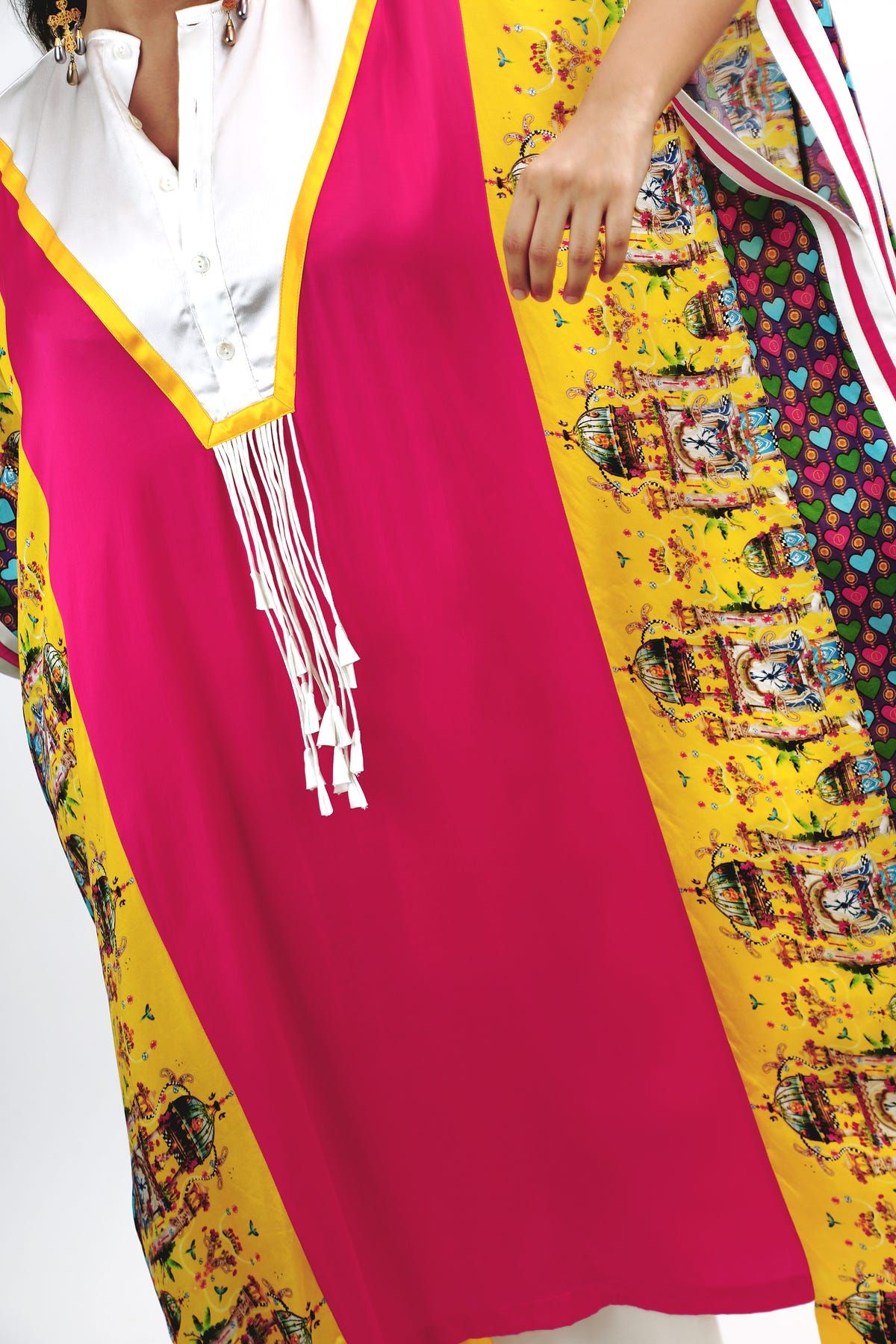 Panelled kaftan set - image 5