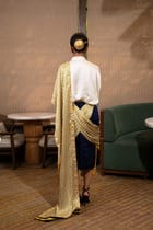 Cross drape skirt set view 5