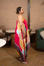 Buttons patchwork one shoulder set view 5