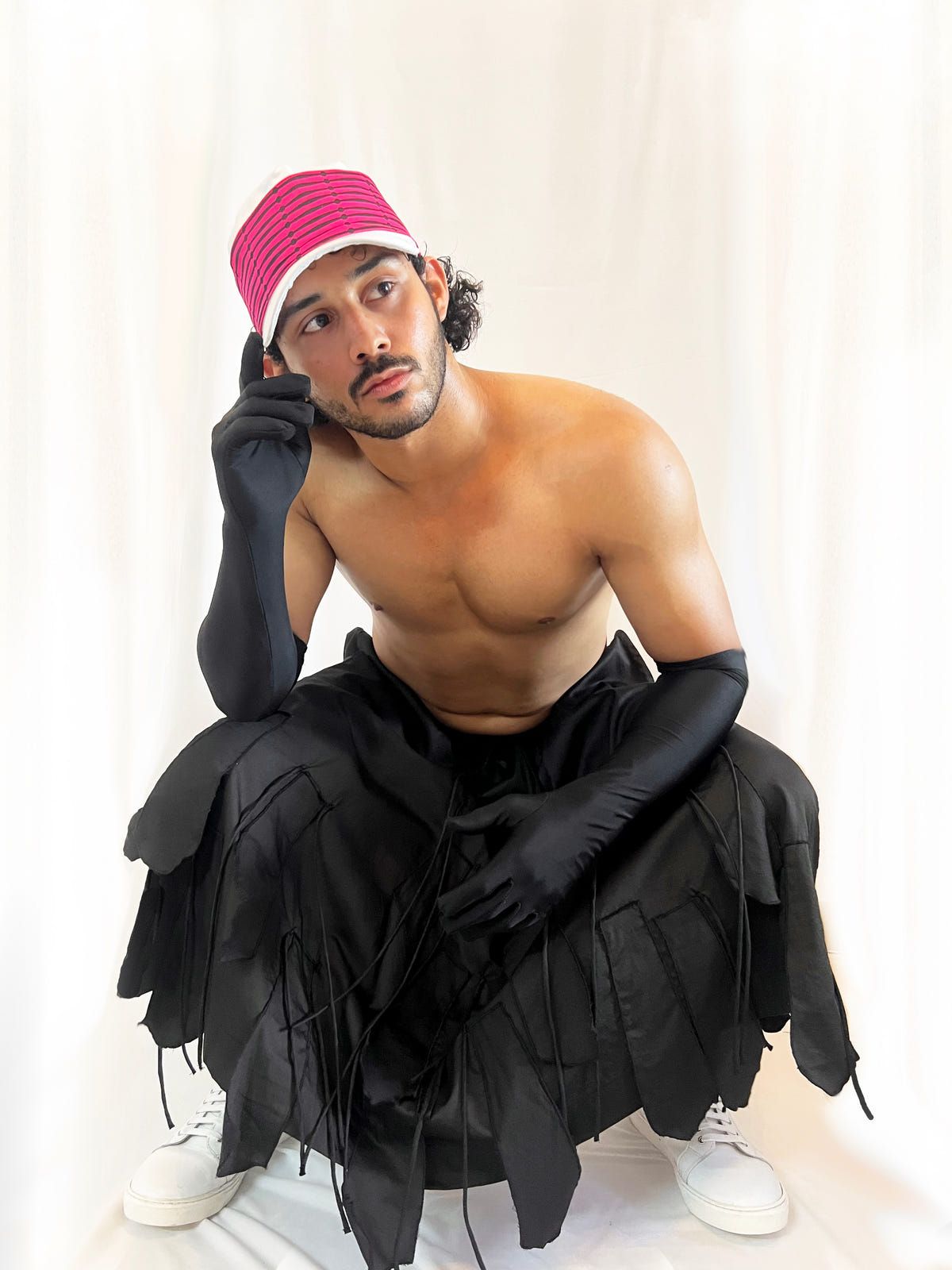 Panel fringed skirt - image 1