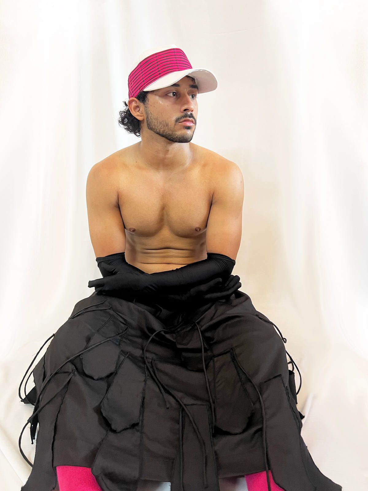 Panel fringed skirt - image 4
