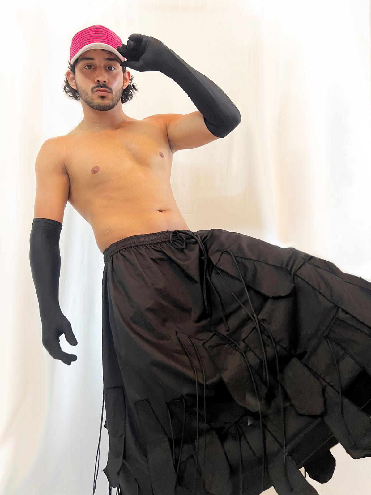 Panel fringed skirt - image 5