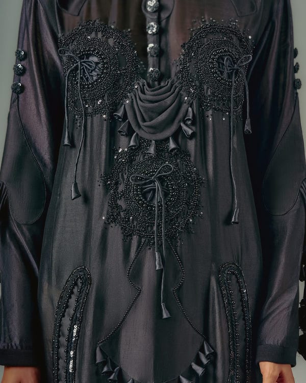 Saim — Circles dhoti drape dress