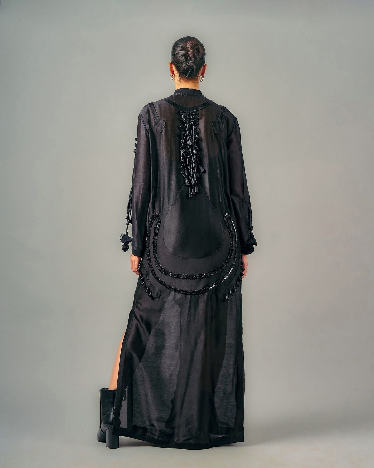 Circles dhoti drape dress - image 4