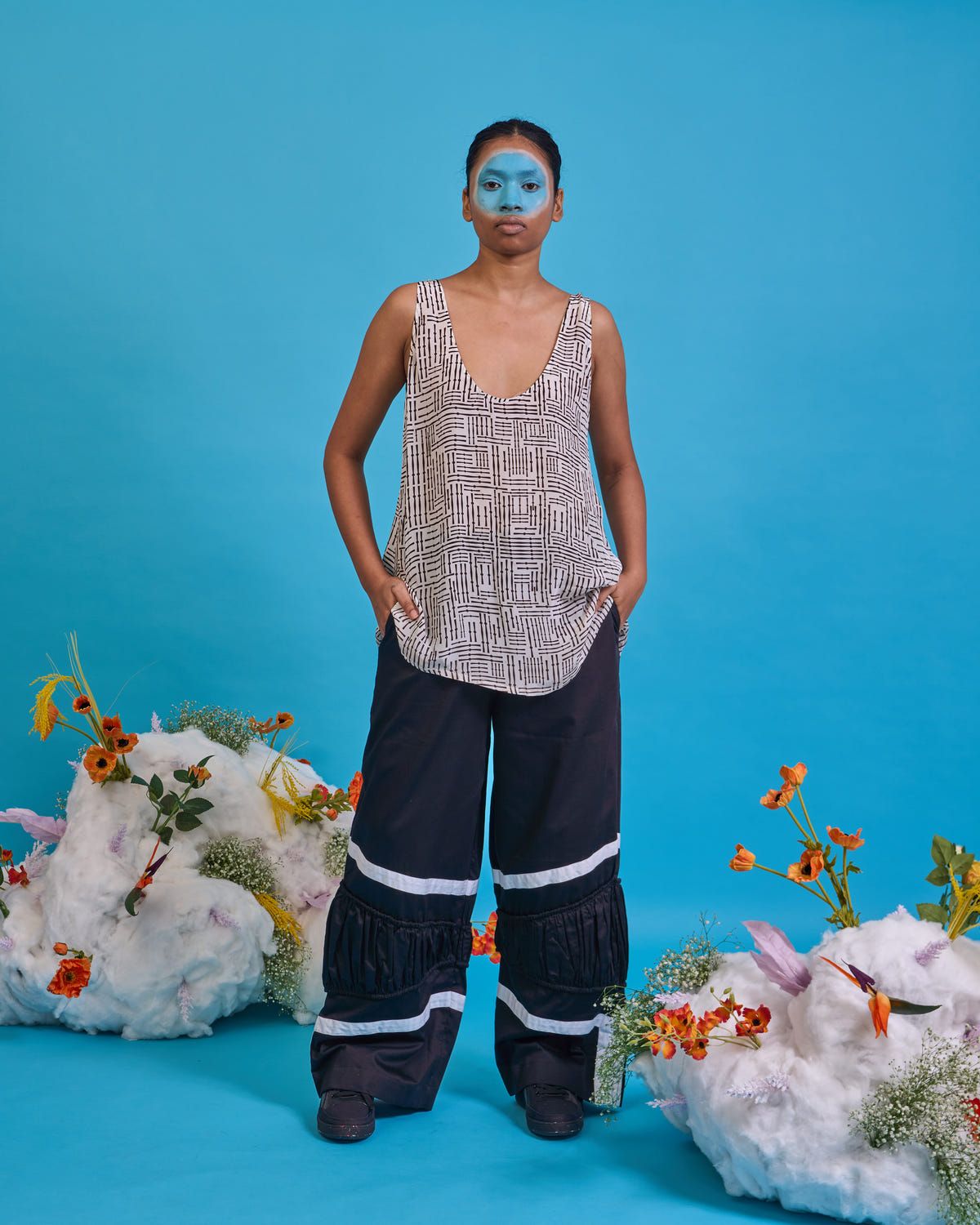 Gathered wrap trouser - image 2