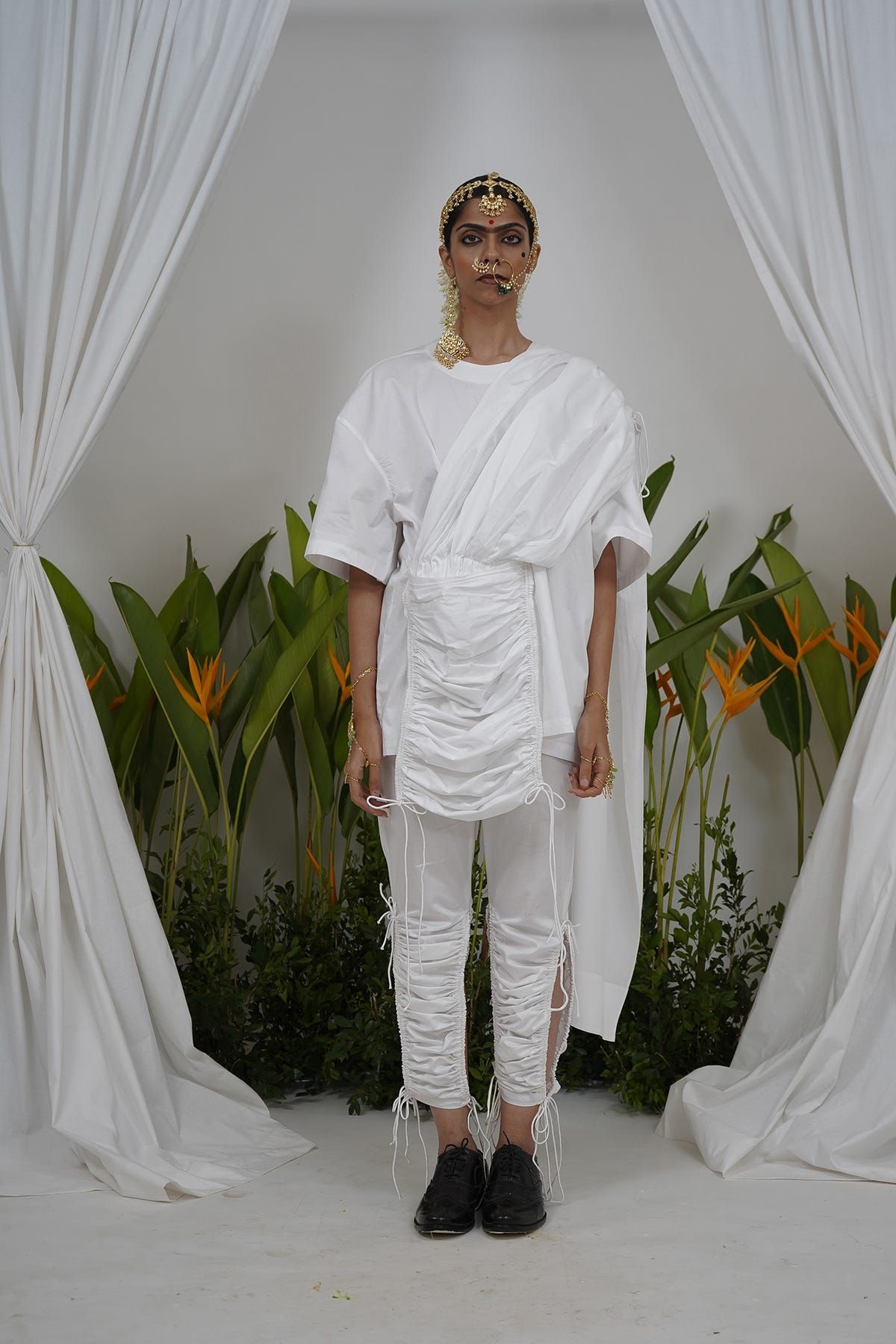 Cut-out churidar trouser - image 3