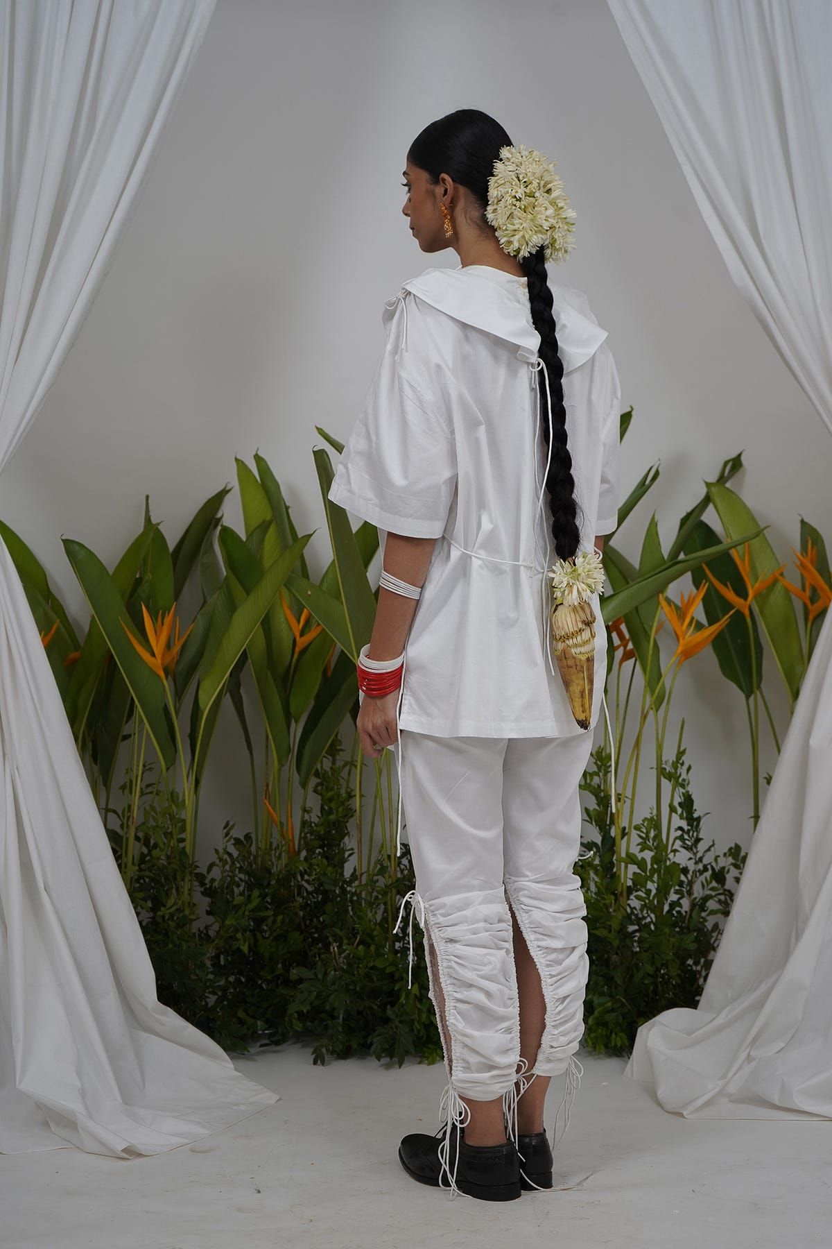 Cut-out churidar trouser - image 4