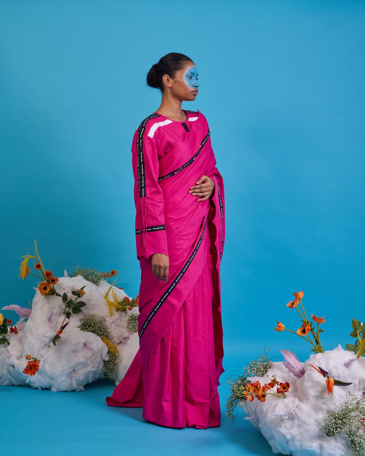 Scalloped saree - image 2