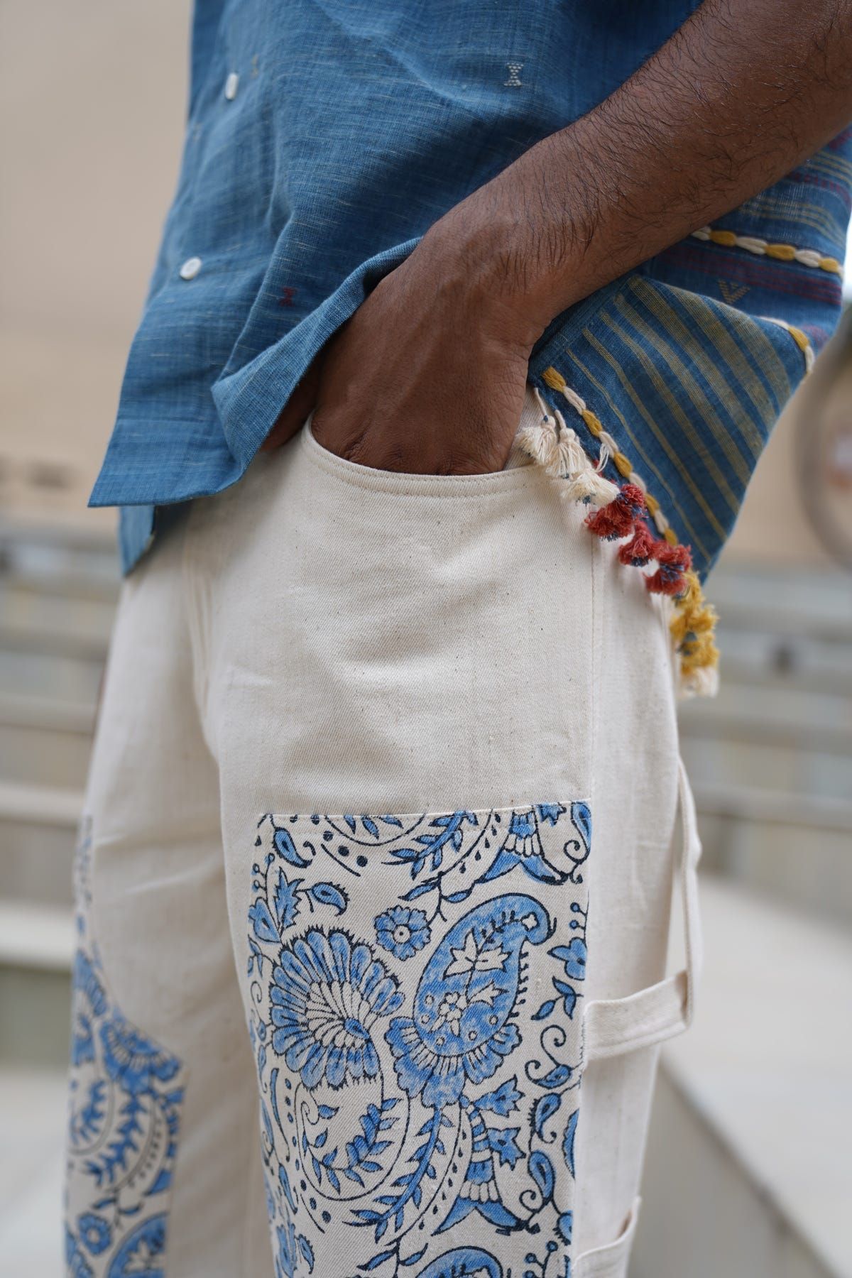 Double knee carpenter pants - image 4