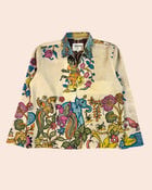 Kalamkari Hand Paint Jacket 03 view 1