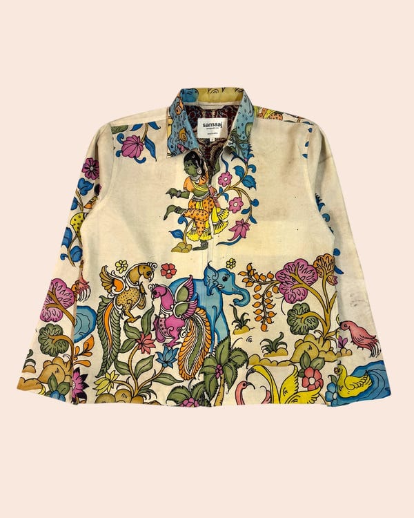 Samaaj Studio — Kalamkari Hand Paint Jacket 03