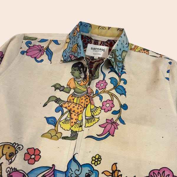Samaaj Studio — Kalamkari Hand Paint Jacket 03
