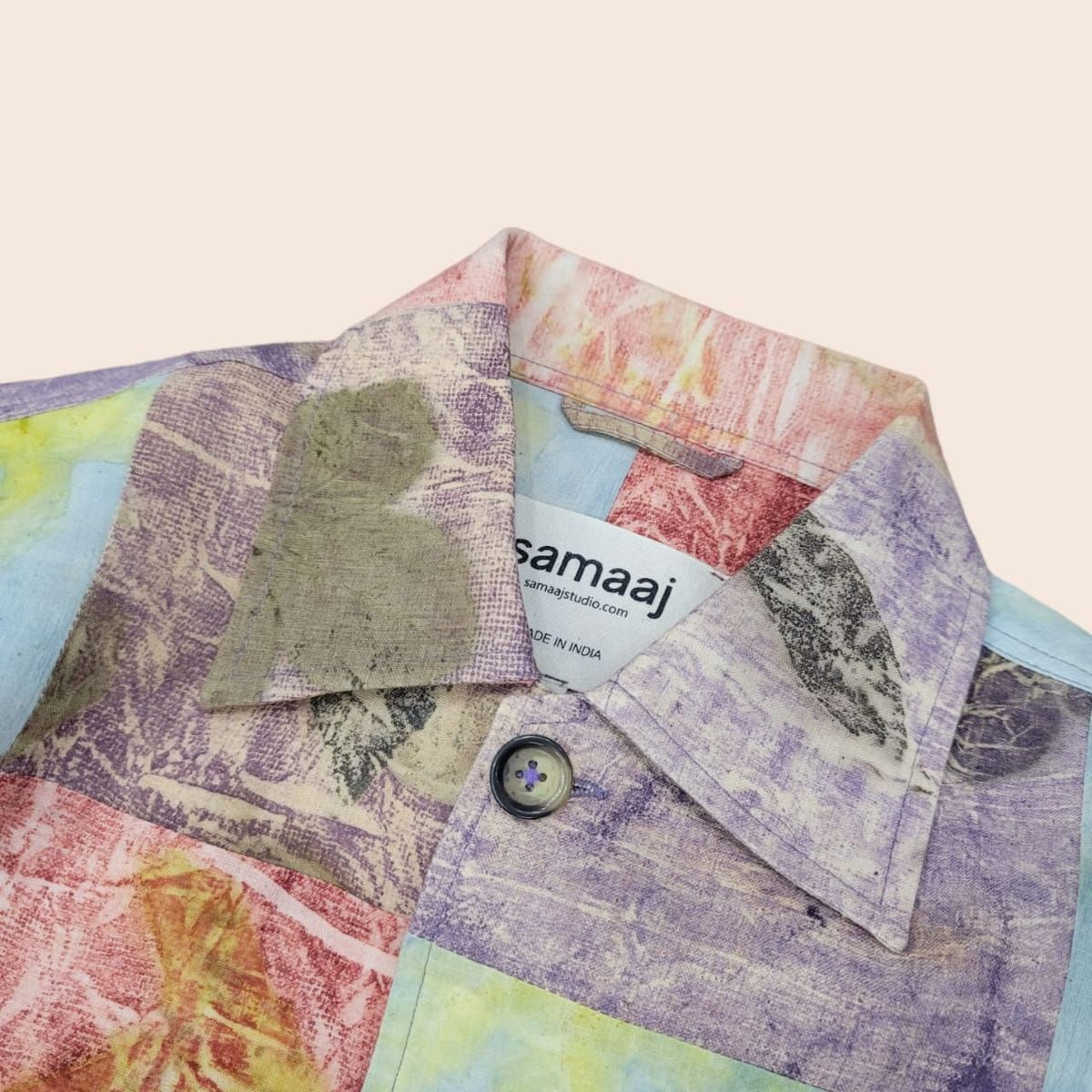 Patchwork Eco Print Jacket 03 - image 2