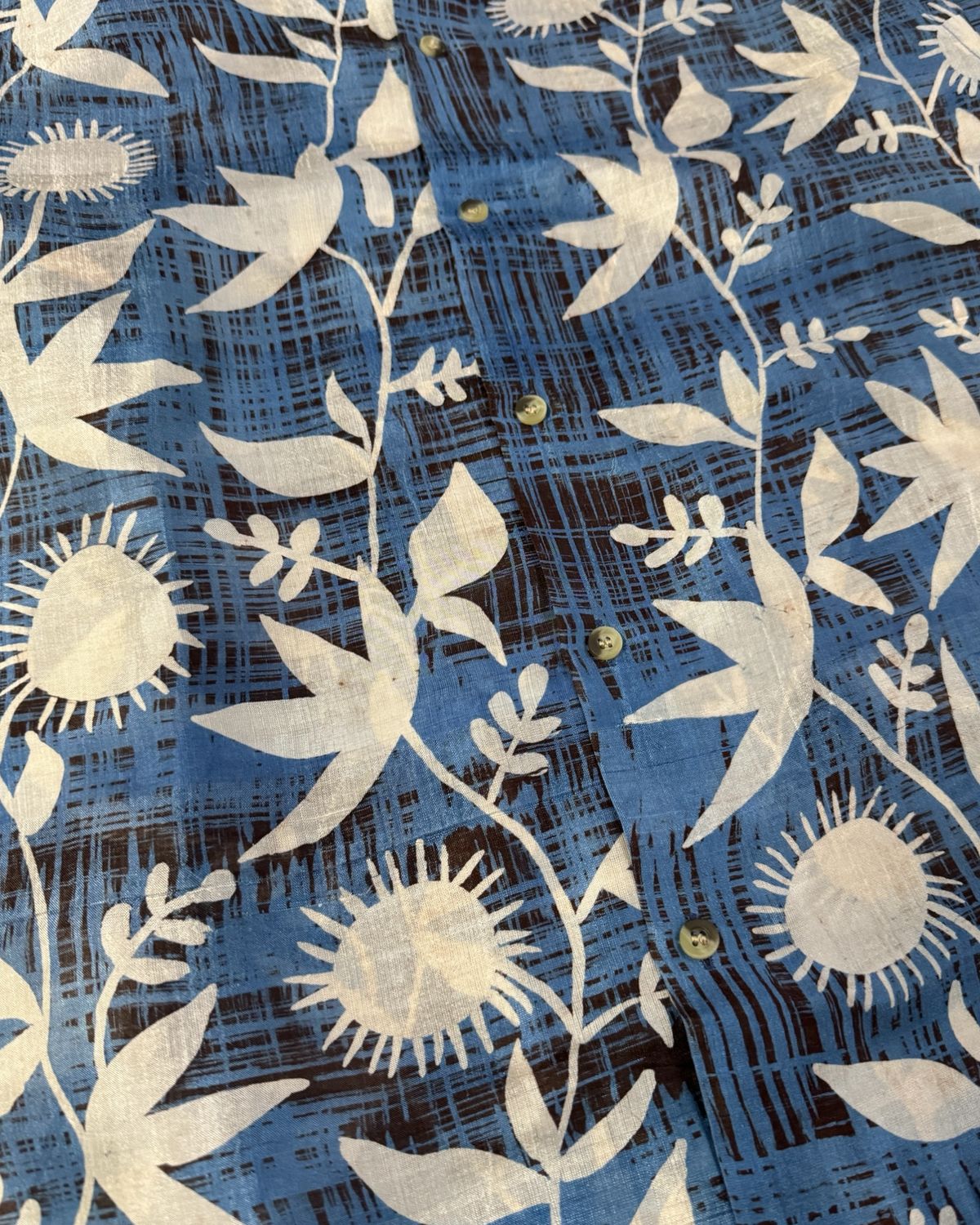 Silk Batik Hand Paint Shirt 04 - image 2