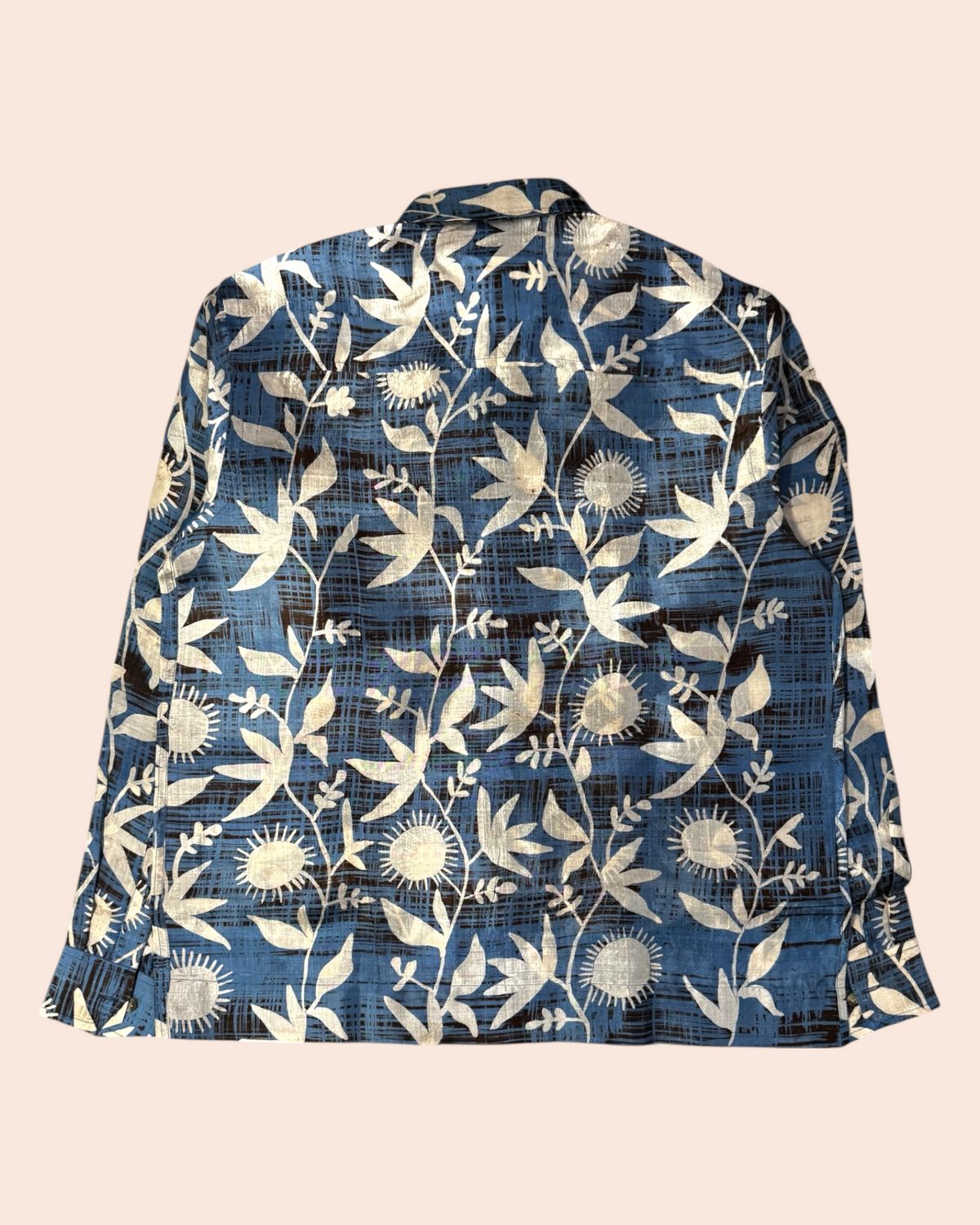 Silk Batik Hand Paint Shirt 04 - image 3