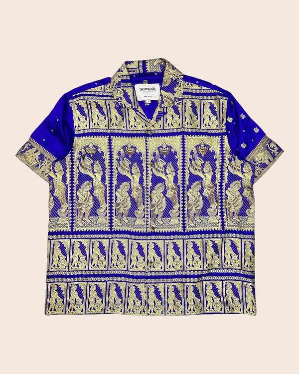 Samaaj Studio — Baluchari Handwoven Shirt 02