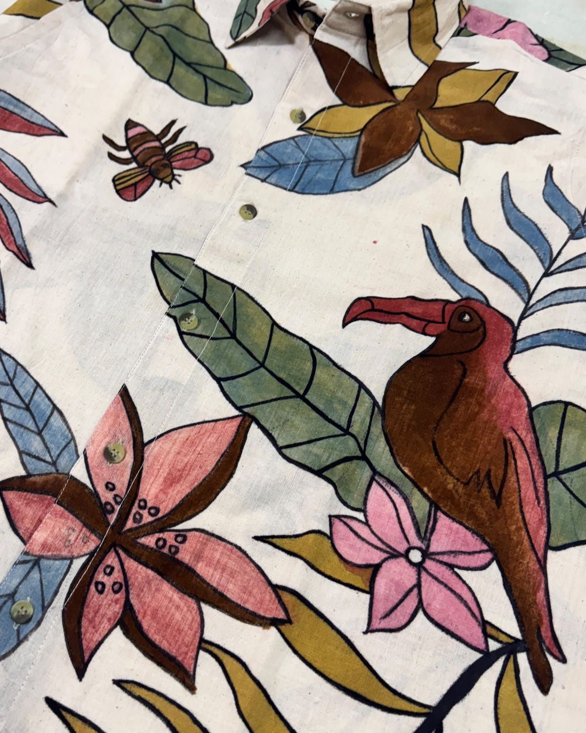 Hand painted shirt 05 - image 2