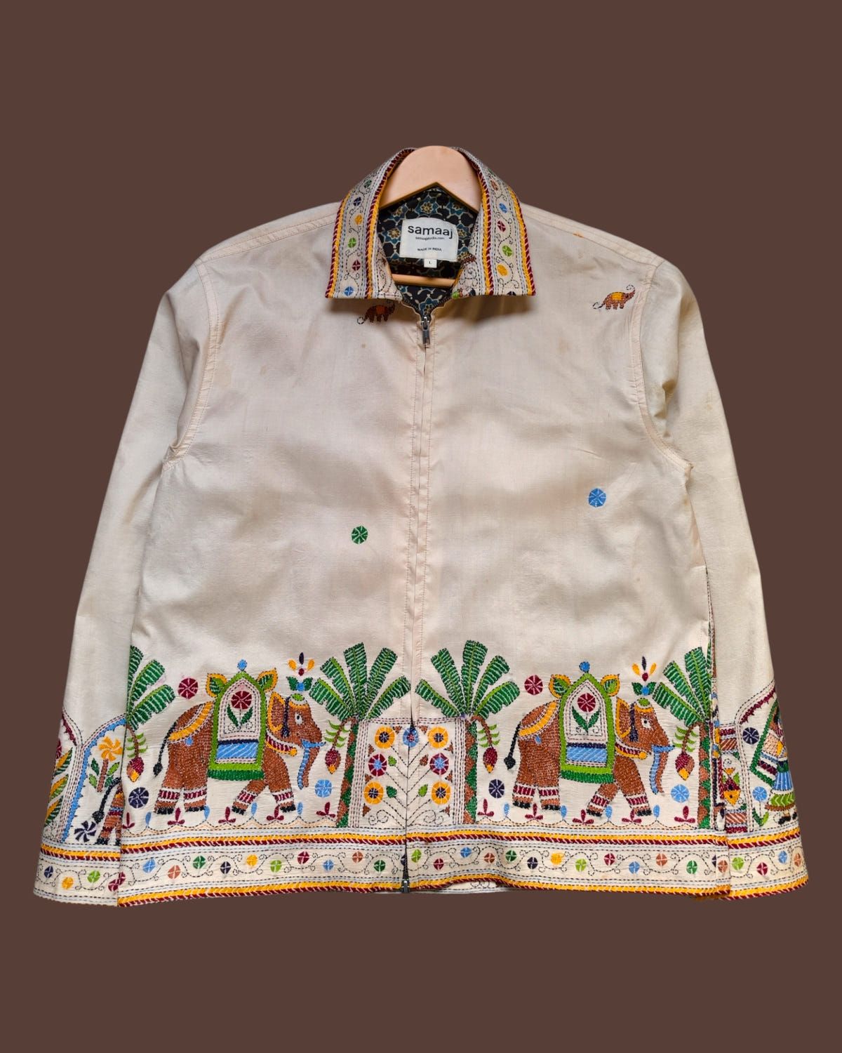 Kantha Hand Embroidered Jacket 06 - image 1
