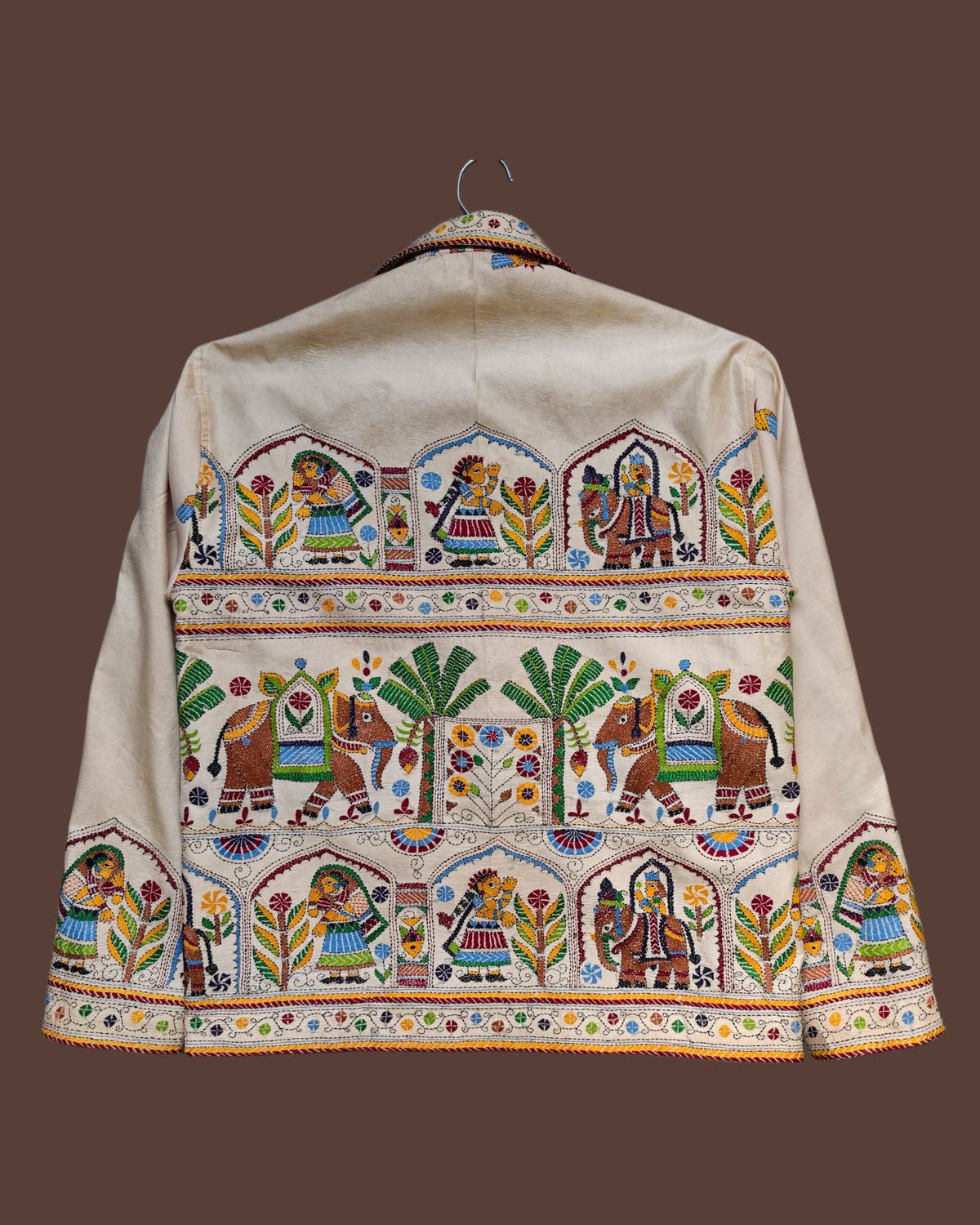 Kantha Hand Embroidered Jacket 06 - image 3