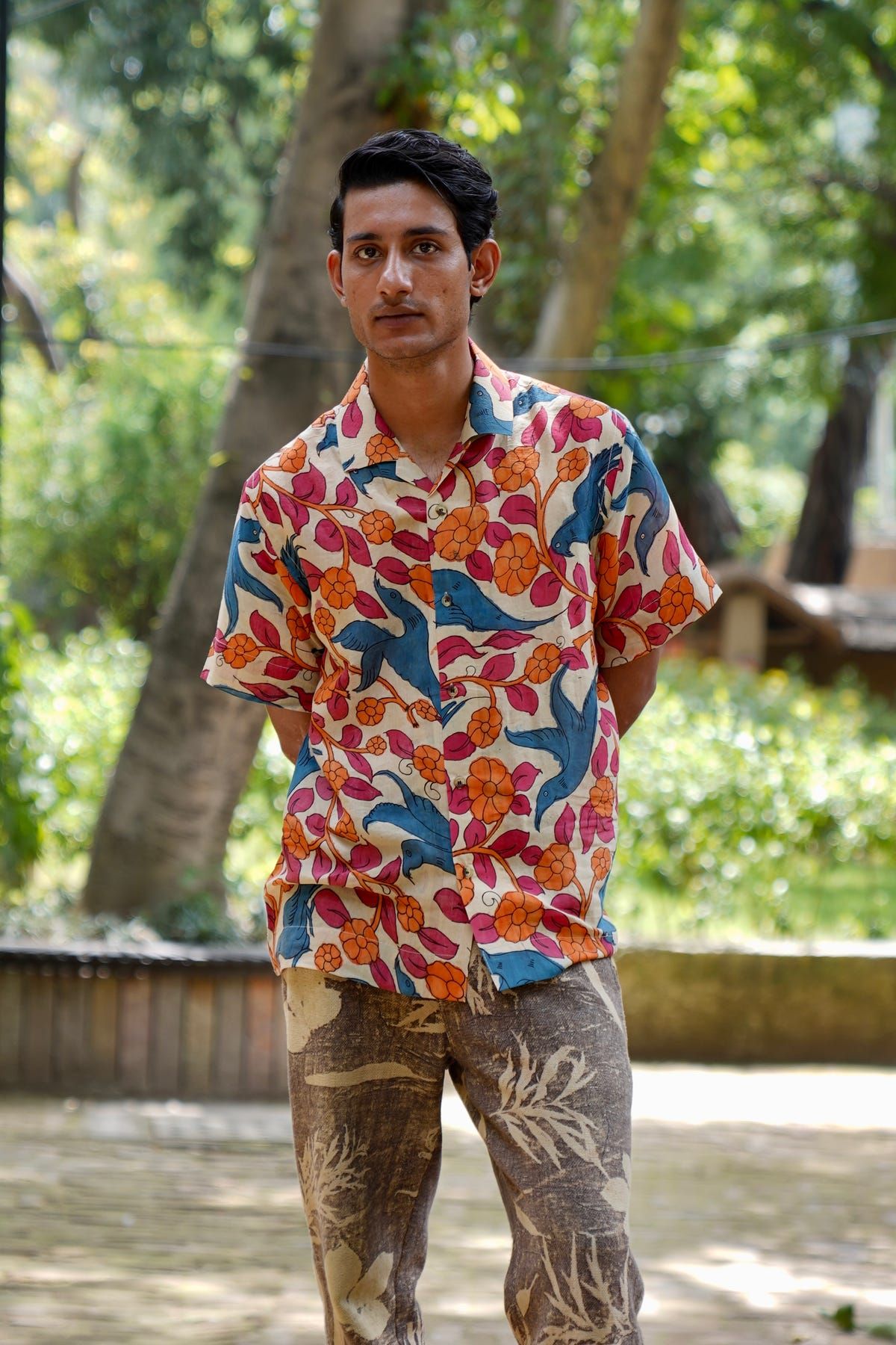 Kalamkari Hand-paint Shirt - image 5