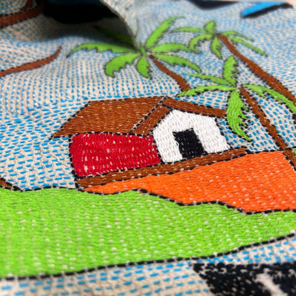 Kantha Hand Embroidered Jacket - image 7