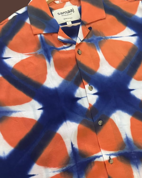 Samaaj Studio — Clamp Dye Shirt 02