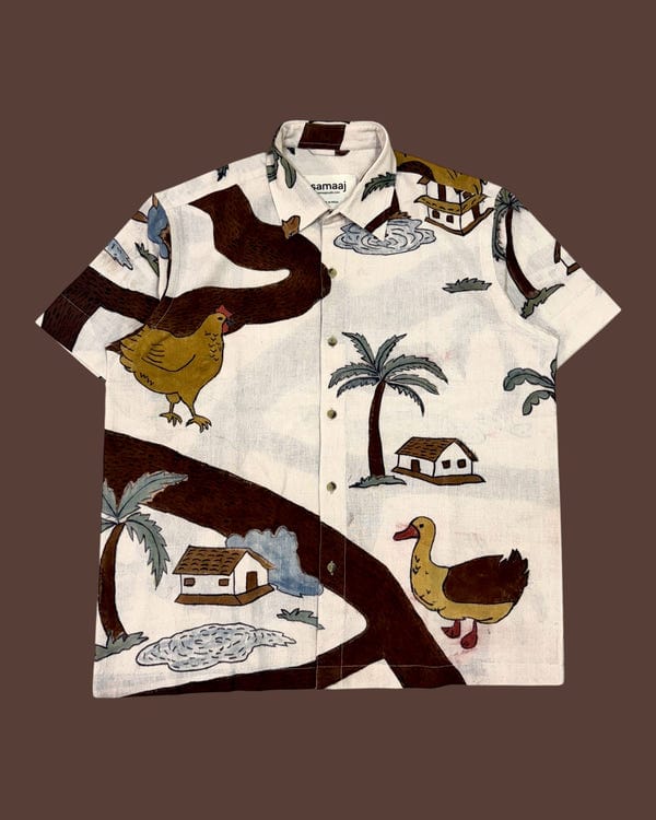 Samaaj Studio — Hand painted shirt 04