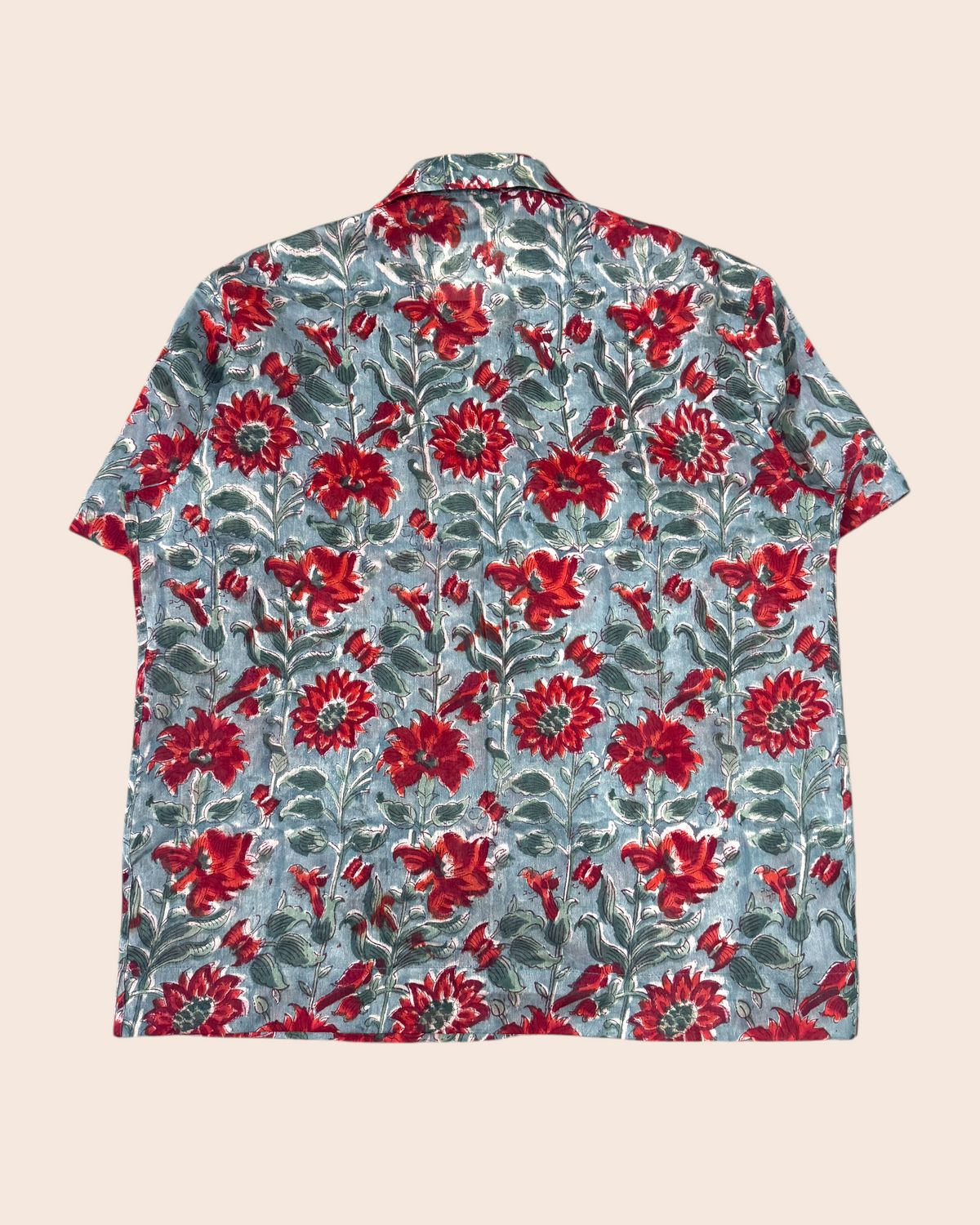 Silk Block Print Shirt - image 3