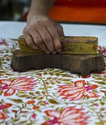 Silk Block Print Shirt - image 4
