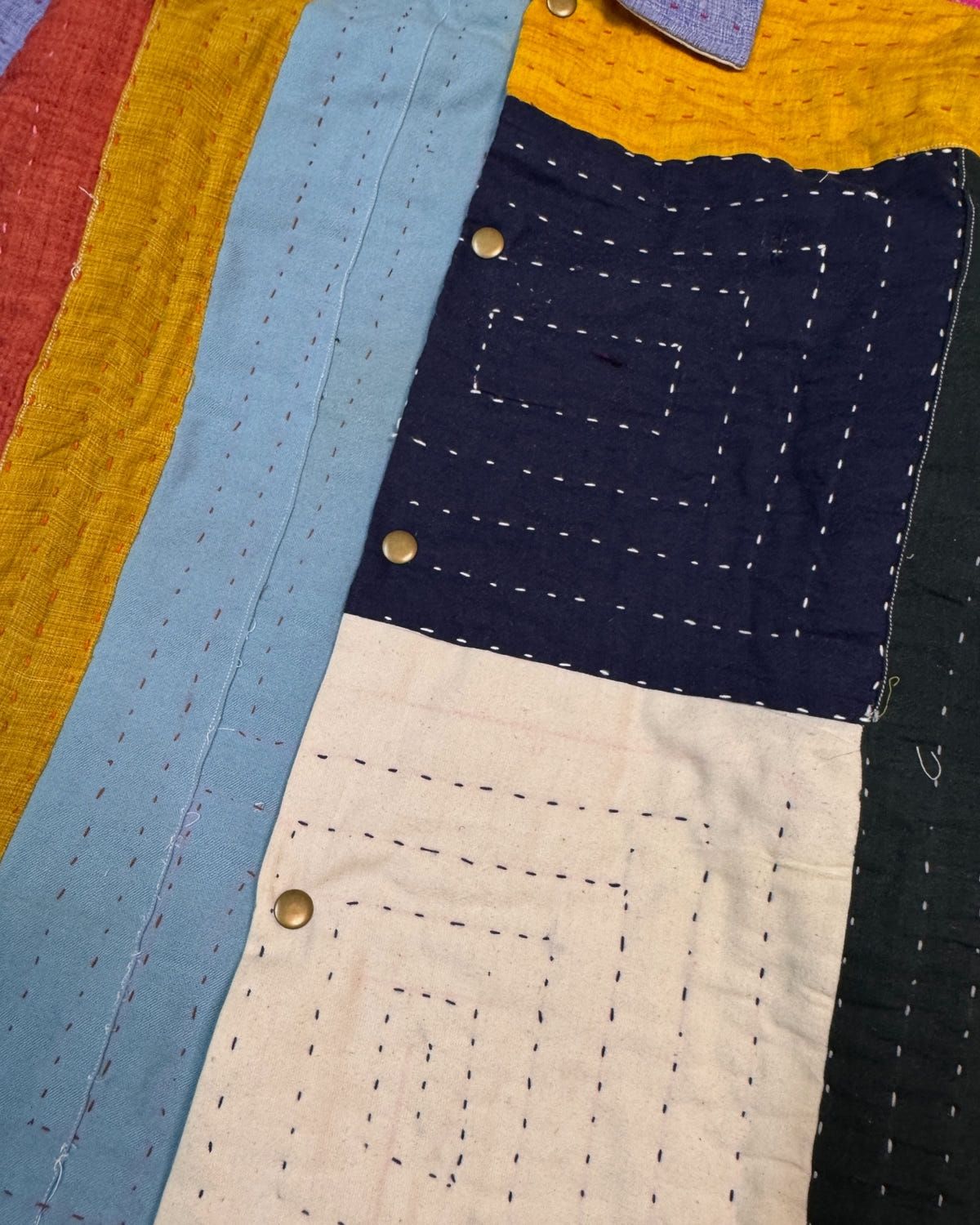 Upcycled Patchwork Jacket 03 - image 2
