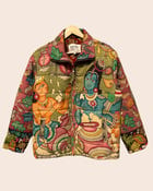 Kalamkari Puffer Jacket view 1