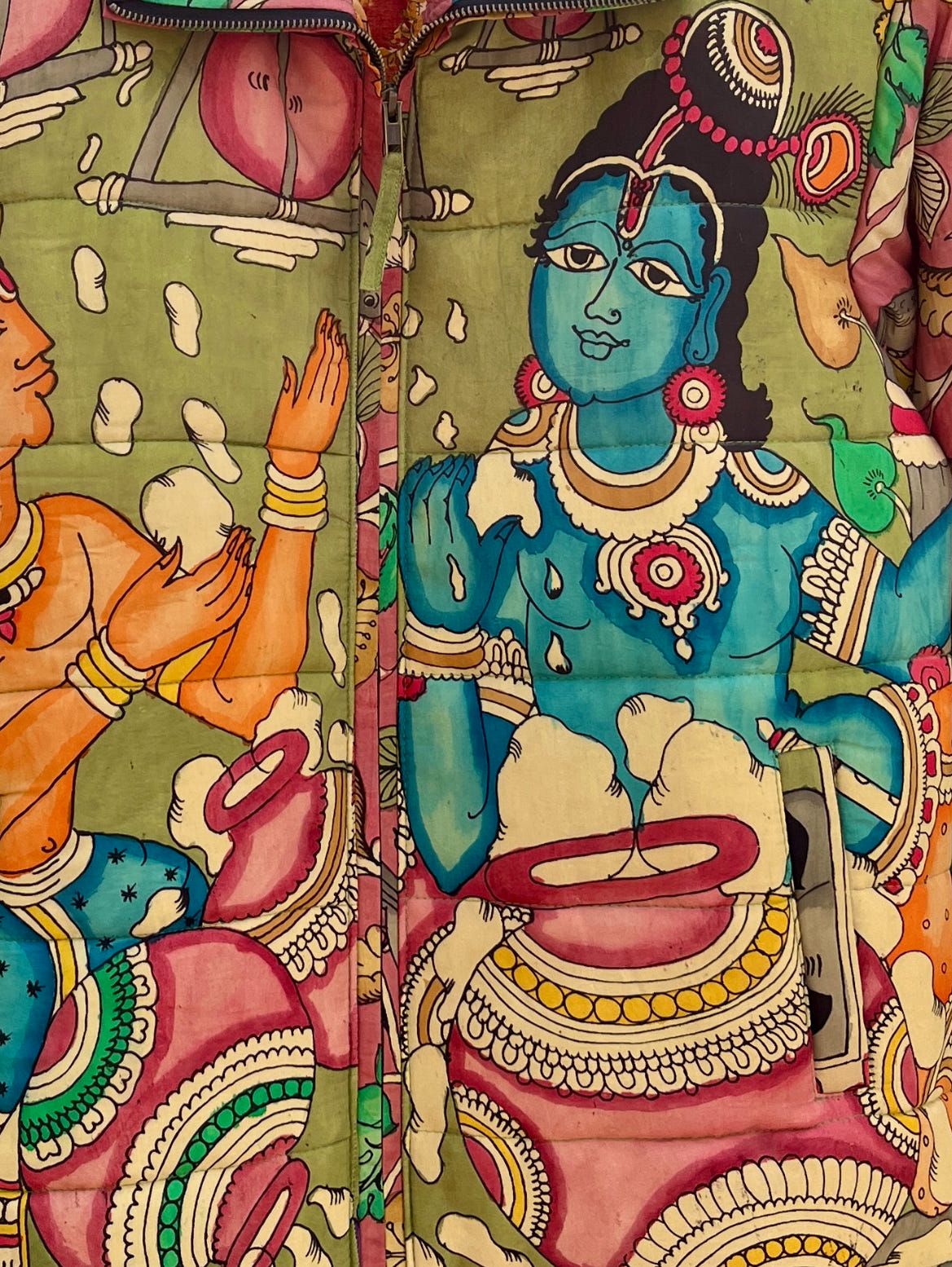 Kalamkari Puffer Jacket - image 2