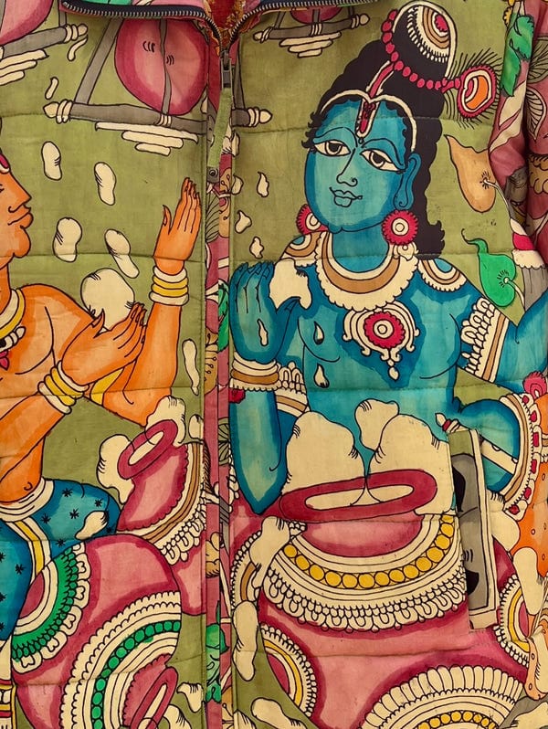 Samaaj Studio — Kalamkari Puffer Jacket