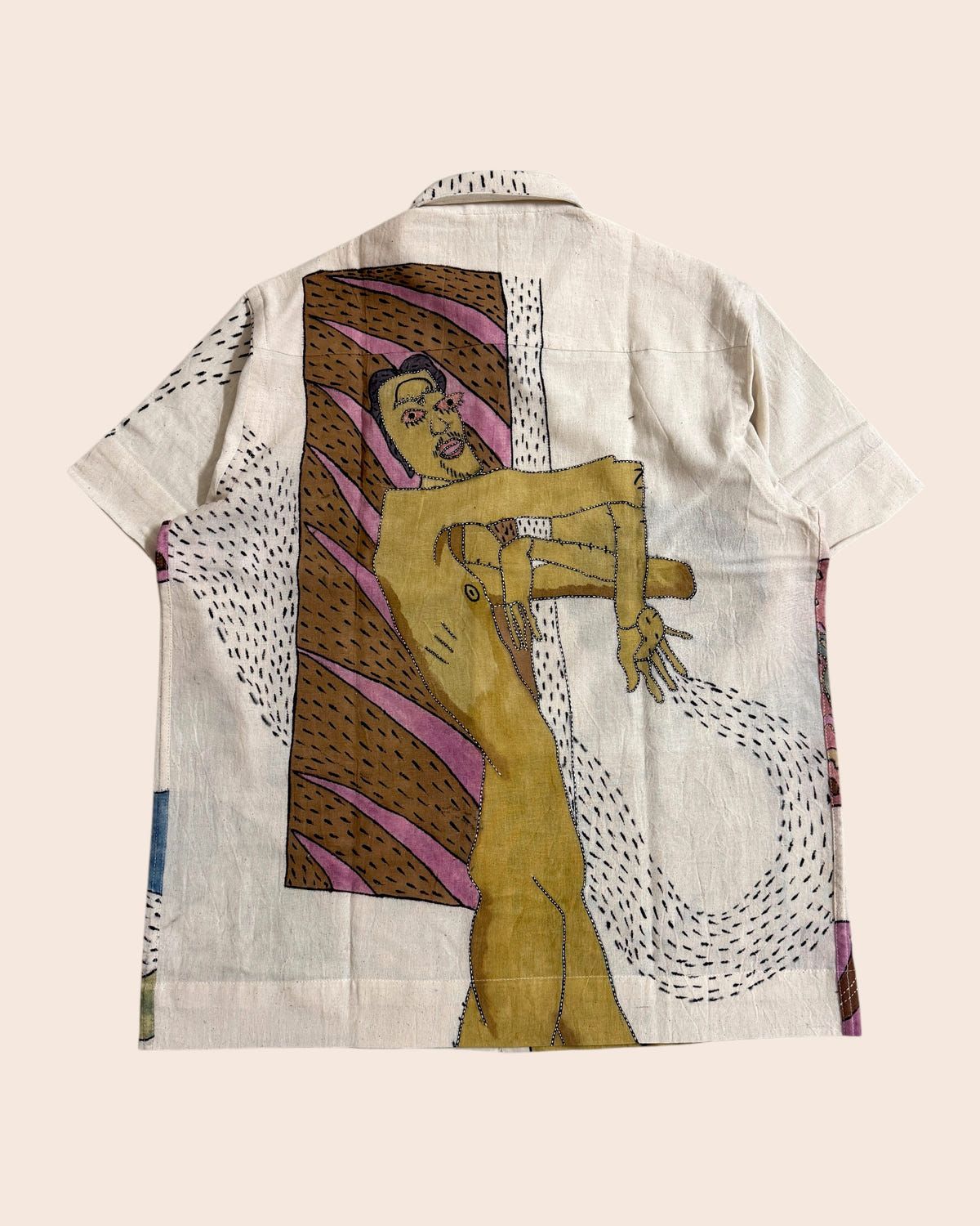 Handpaint kantha shirt - image 4