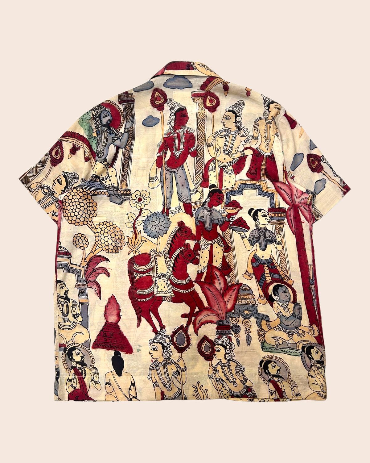 Kalamkari Hand Paint Shirt 08 - image 3