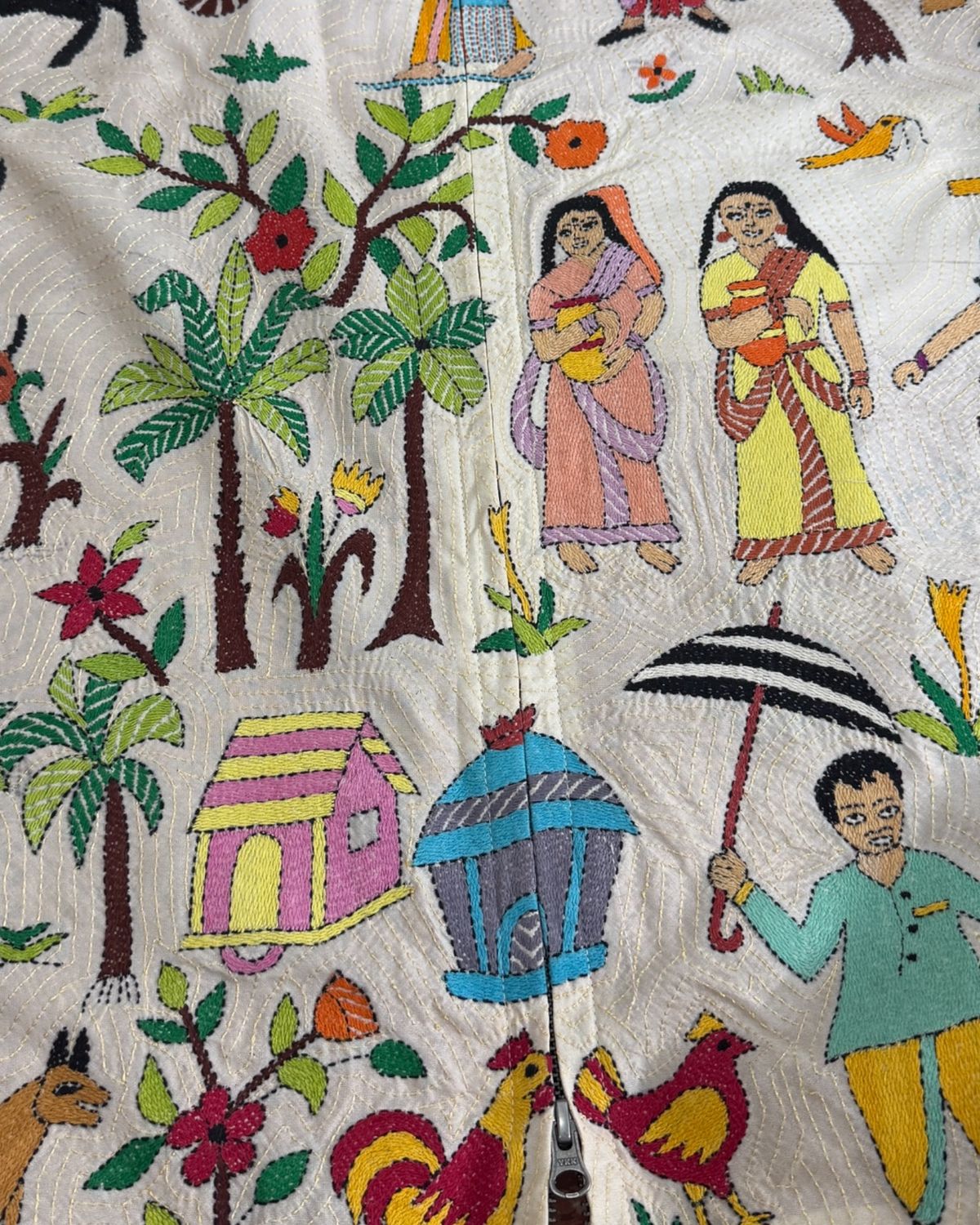 Kantha Hand Embroidered Jacket 03 - image 2