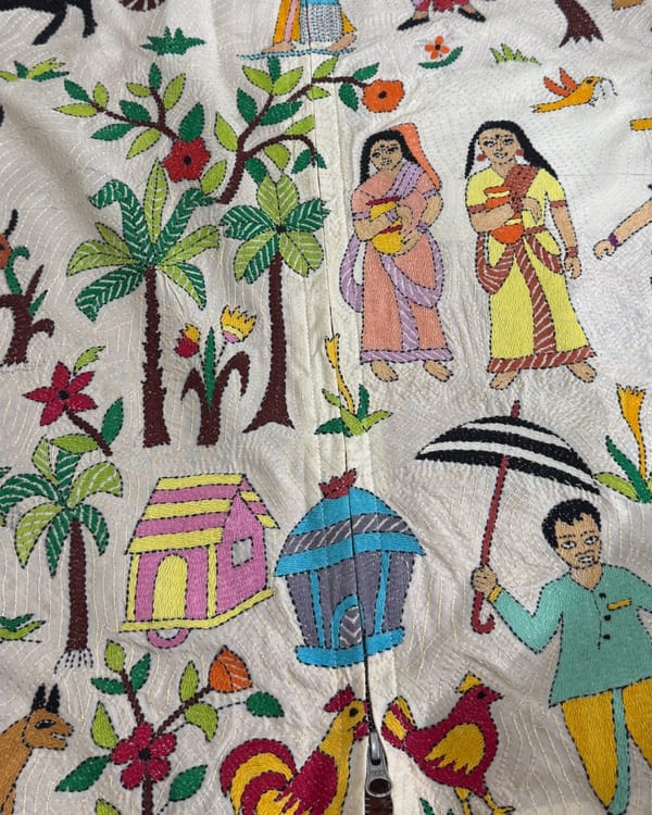 Samaaj Studio — Kantha Hand Embroidered Jacket 03