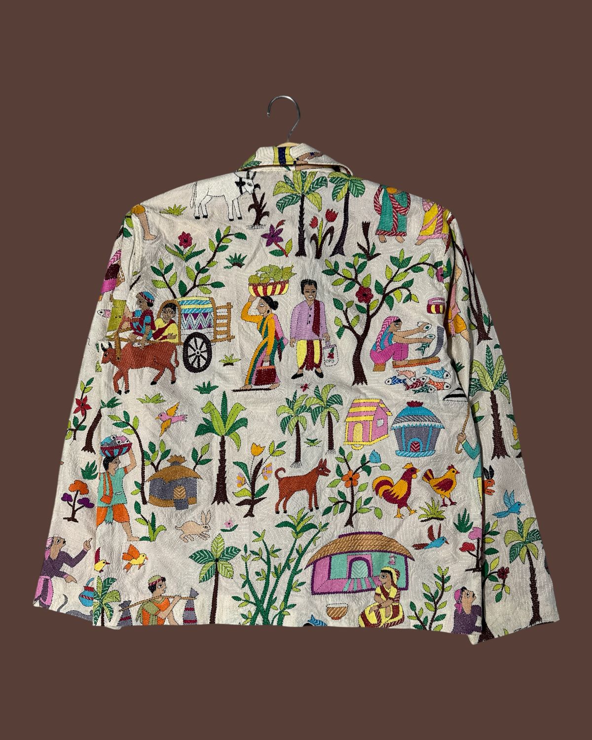 Kantha Hand Embroidered Jacket 03 - image 3
