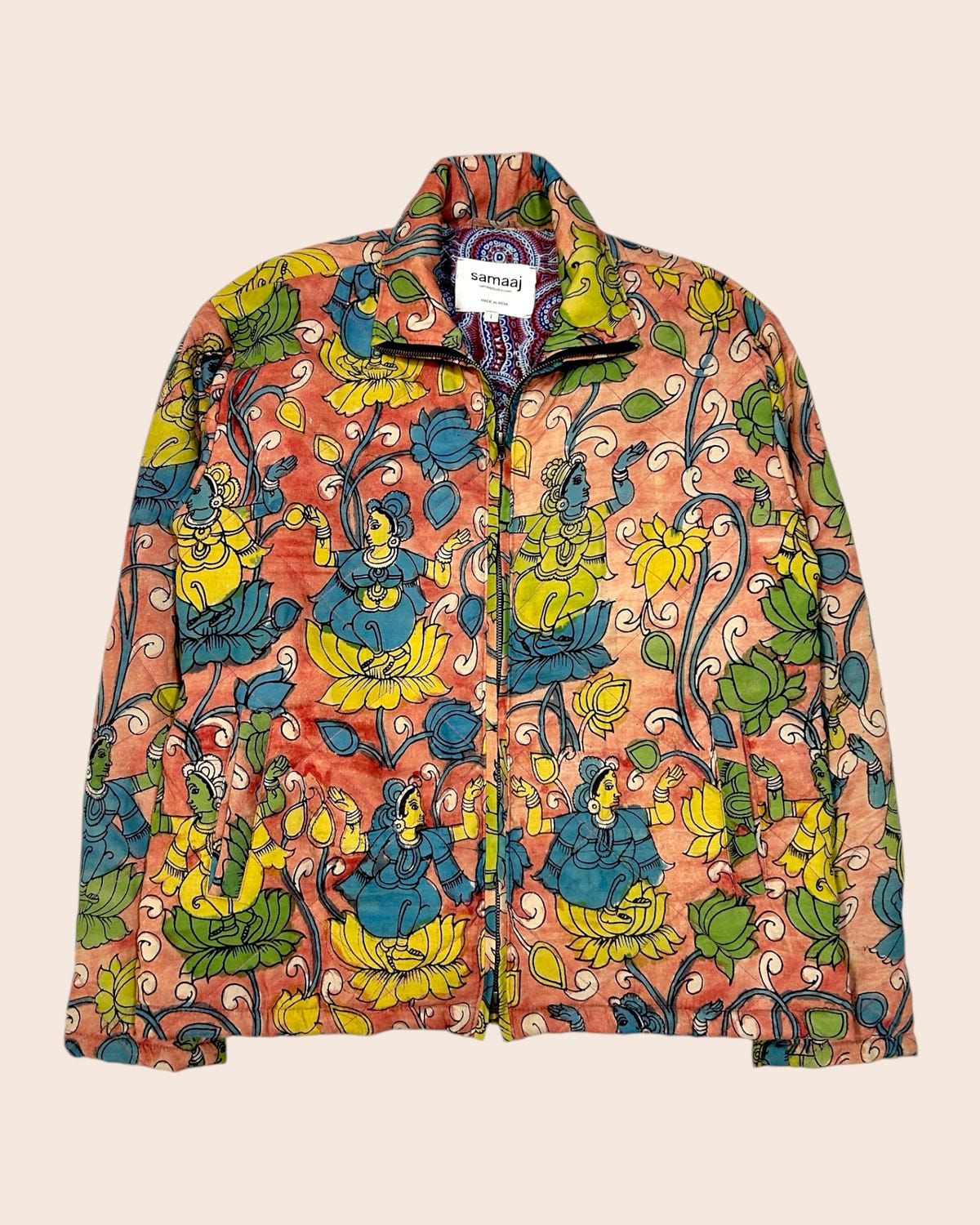Kalamkari Hand Paint Jacket 05 - image 1