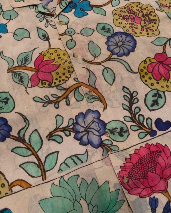 Samaaj Studio — Kalamkari Hand Paint Shirt 27