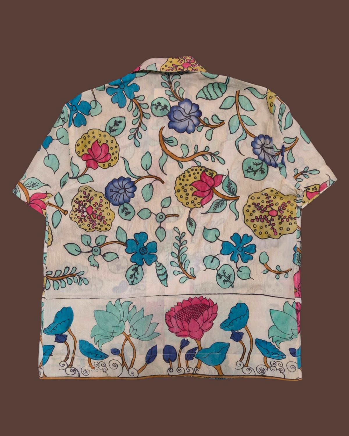 Kalamkari Hand Paint Shirt 27 - image 3