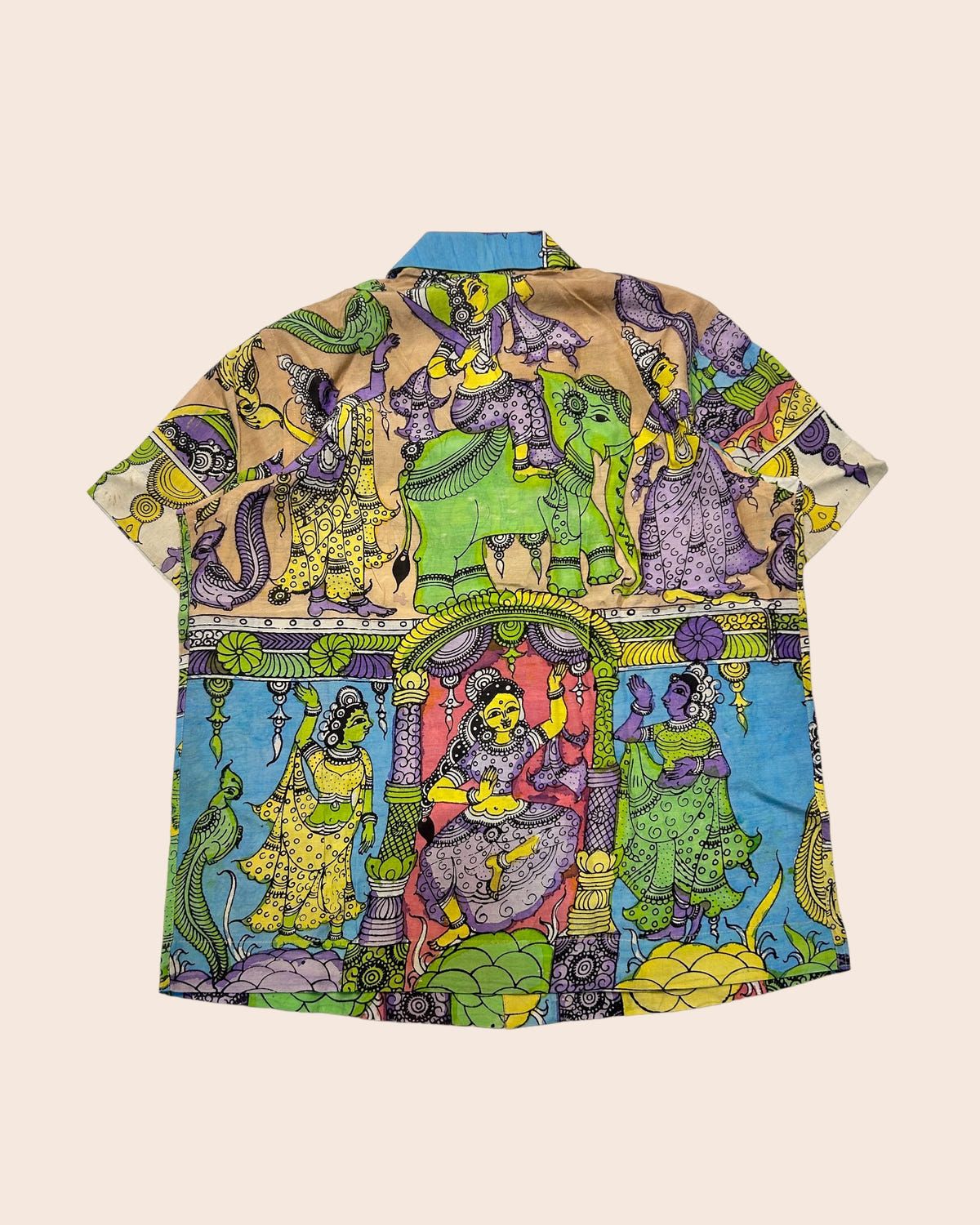 Kalamkari Hand Paint Shirt 06 - image 3