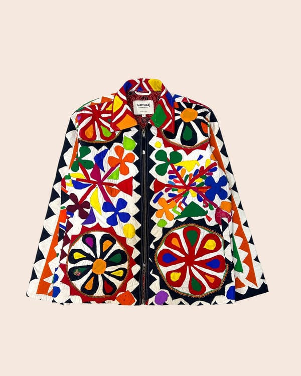 Samaaj Studio — Multicolour Applique Jacket