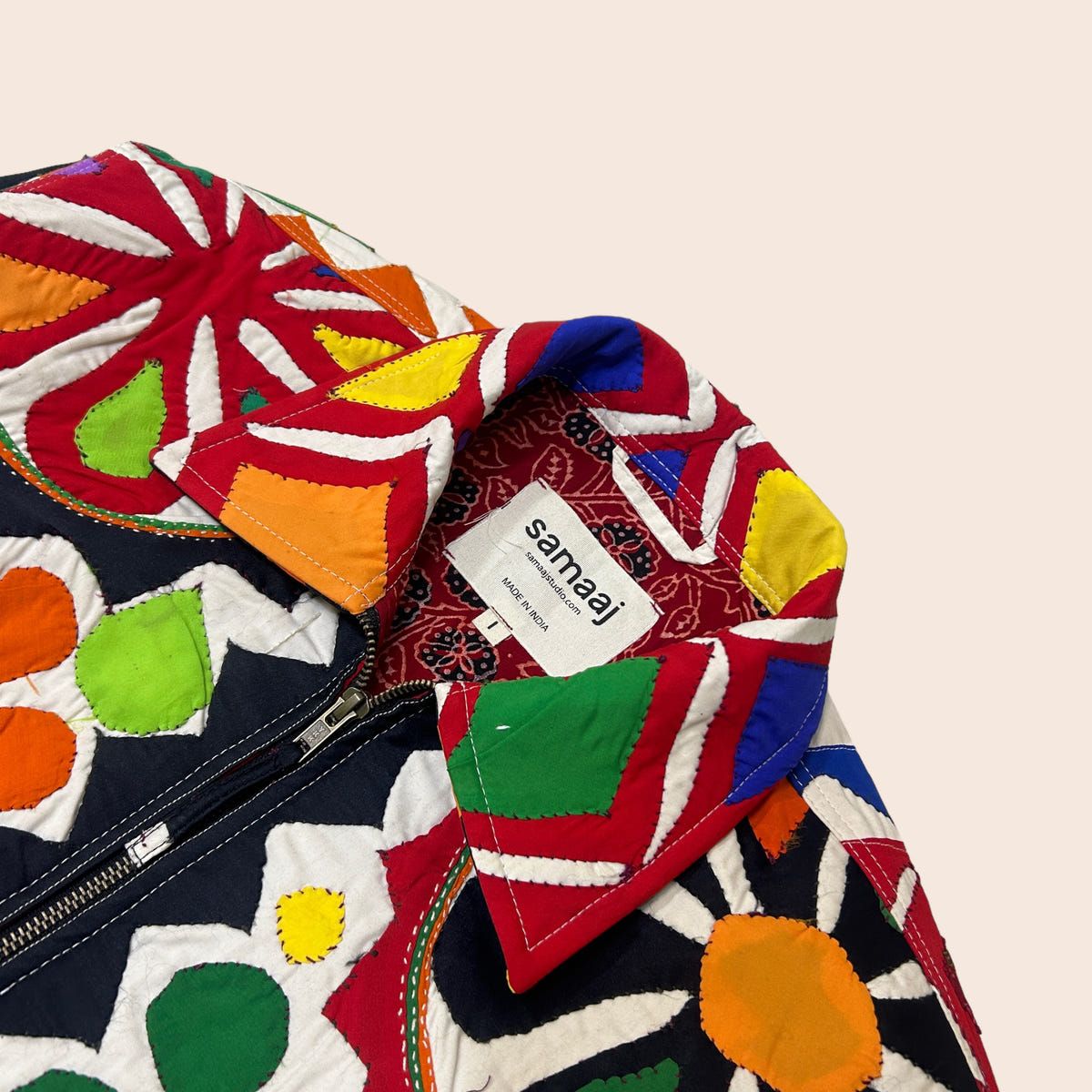 Multicolour Applique Jacket - image 2