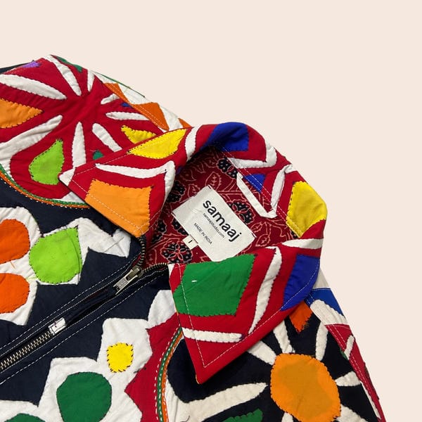 Samaaj Studio — Multicolour Applique Jacket
