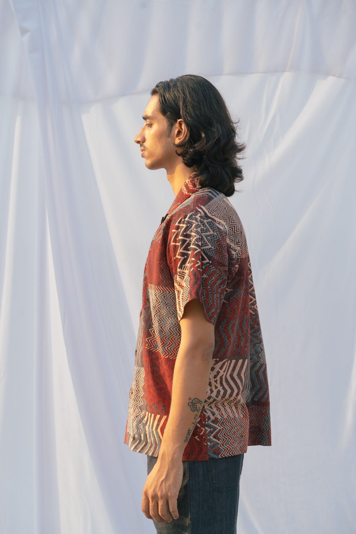Block Print Ajrakh Shirt 02 - image 3