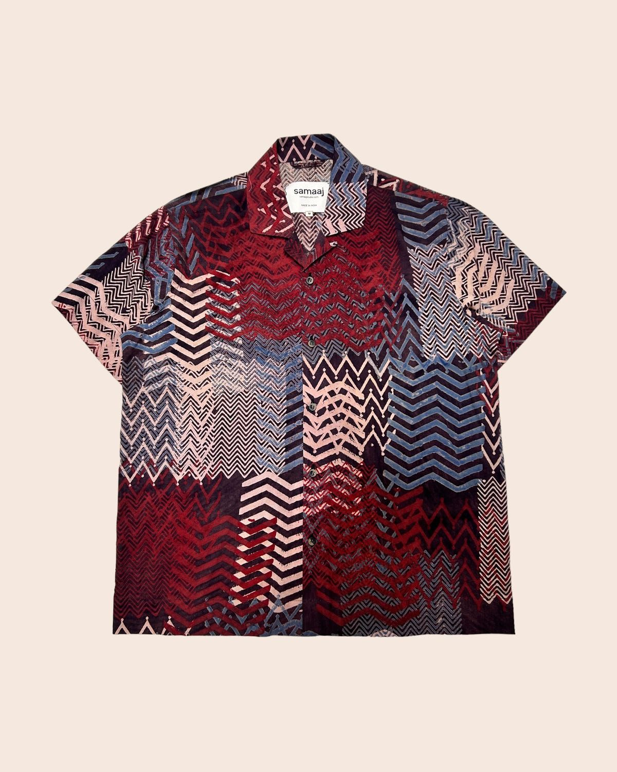 Block Print Ajrakh Shirt 02 - image 4